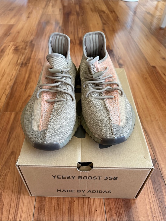 Adidas Yeezy Boost 350 V2 - Khaki and Light Orange main image 6